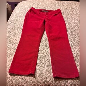 Chico's The Platinum Crop Jeans - Sz 00 Pink Preowned
